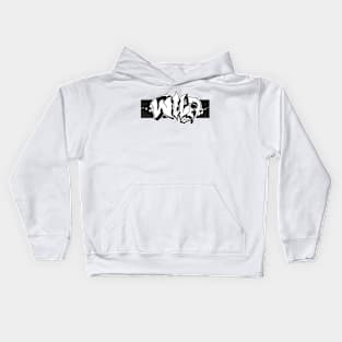 Wild grafitti t-shirt design Kids Hoodie